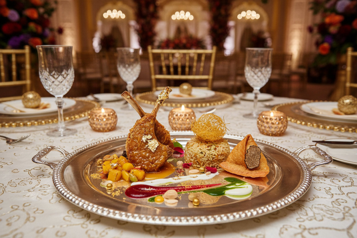 Indian wedding menu